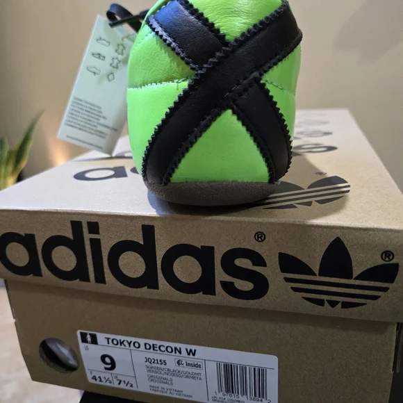 adidas Tokyo Decon Solar Green JQ2155 Sneakers Women's Size 9 NEW!💚 - Picture 8 of 11